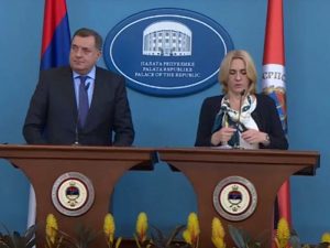 Dodik – Cvijanović: Važna zajednička obilježavanja Republike Srpske i Srbije