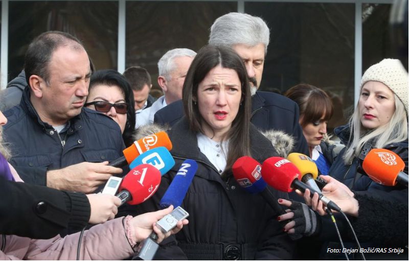 Predstavnici PDP ispred NSRS: Nismo organizatori protesta, tražimo da se Stanivuković pusti na slobodu