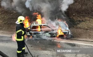 Kod Banjaluke u autu zagrebačkih tablica izgorjela jedna osoba