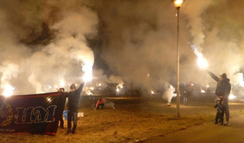 VIDEO – Mještani banjalučkog naselja Obilićevo vatrometom proslavili Božić