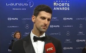 VIDEO – Novak Đoković četvrti put najbolji sportista planete