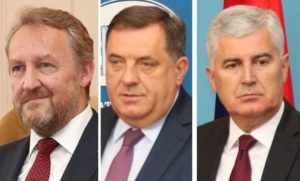 Dodik, Čović i Izetbegović bez konkretnog dogovora o formiranju vlasti