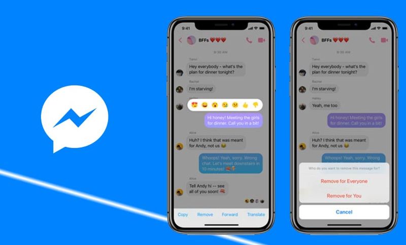 Facebook Messenger korisnici sada imaju 10 minuta da uklone poslate poruke