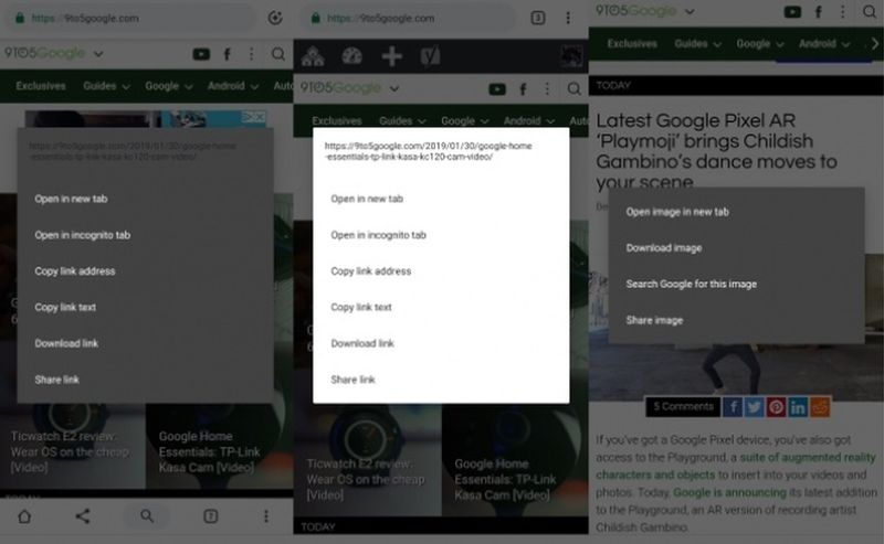 Google eksperimentiše sa tamnim modom za Chrome na telefonima