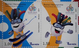 Predstavljene poštanske marke EYOF 2019