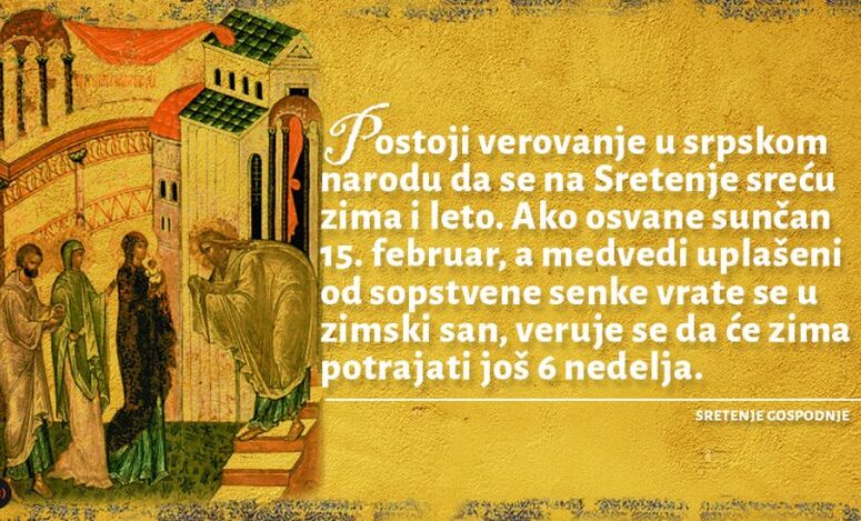 Dan kad se sreću zima i ljeto: SPC i vjernici danas proslavljaju Sretenje Gospodnje