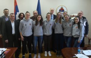 Rektor Univerziteta organizovao prijem za Ženski košarkaški klub “Orlovi”