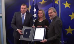 Dodik u Briselu predao odgovore na dodatna pitanja EU