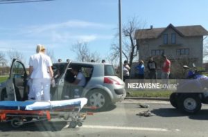 Saobraćajna nezgoda u Jakupovcima, ima povrijeđenih