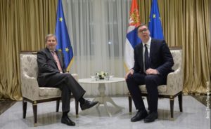 Han: Dobar sastanak sa Vučićem u Briselu