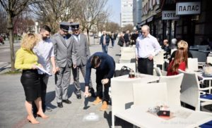 U Banjaluci počelo obilježavanje terasa ugostiteljskih objekata