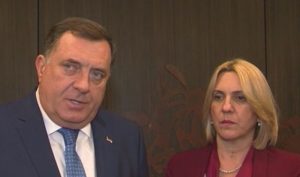 Milorad Dodik i Željka Cvijanović doputovali u Rim