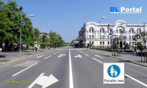 Od 25. maja dio glavne ulice u Banjaluci ponovo pješačka zona