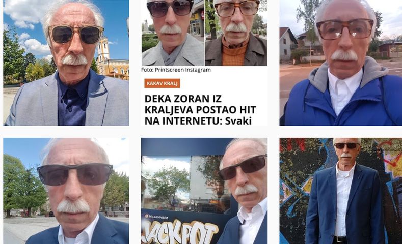 Selfi-deka iz Kraljeva postao popularan preko noći: Za manje od 24 sata dobio 20.000 pratilaca