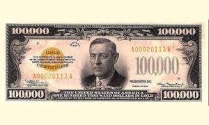Tajna novčanice od 100.000 dolara