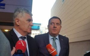 Održan sastanak Dodik – Čović: Hitno formirati vlast na nivou BiH
