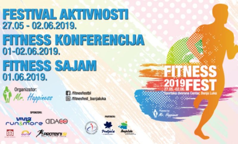 „Fitnes fest Banja Luka“ od 27. maja do 2. juna: Brojne aktivnosti za sve uzraste