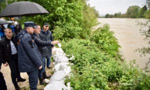 Radojičić i Višković u obilasku terena u Priječanima