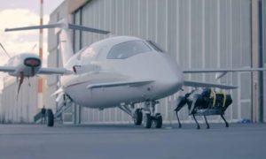 VIDEO – Pas robot vukao tri tone težak putnički avion na aerodromu u Italiji