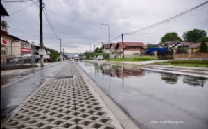 Novi trotoar i biciklistička staza u Zalužanima