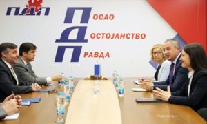 Borenović: Palmer je istakao važnost saradnje sa NATO