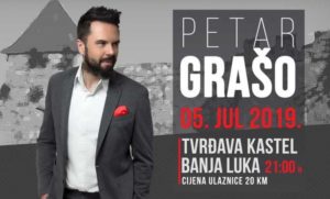 Koncert Petra Graše 05. jula u Banjaluci