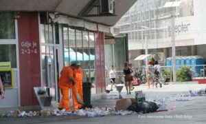 Nesporazum oko čišćenja smeća: Izvinjenje građanima zbog RUŽNE SLIKE u centru Banjaluke
