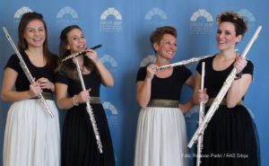 Koncert kvarteta flauta „Flutete“ u Art dvorištu Banskog dvora