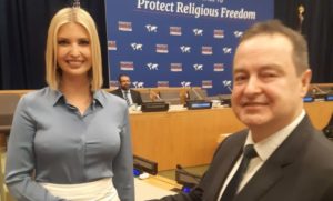 Dačić pozvao Ivanku Tramp u Srbiju