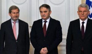 Ubijedite Dodika: Džaferović i Komšić odbili sastanak sa Hahnom