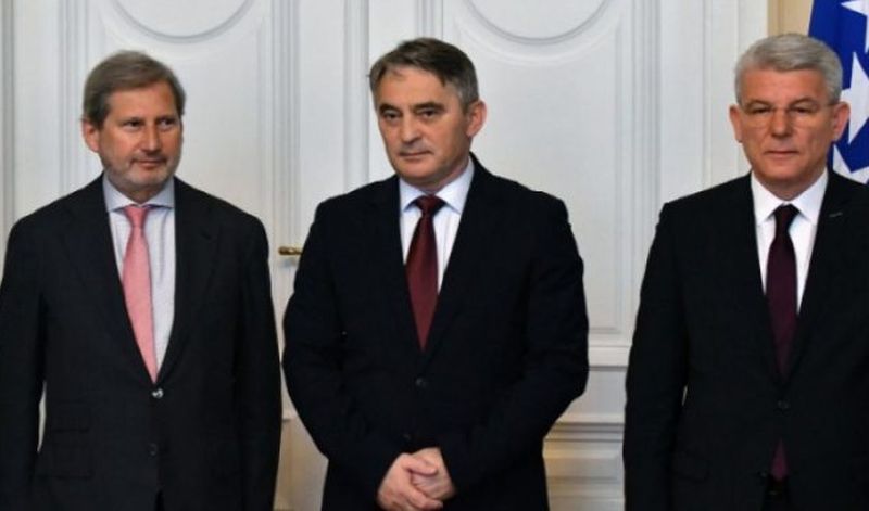 Ubijedite Dodika: Džaferović i Komšić odbili sastanak sa Hahnom