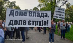 Održan protest u parku “Mladen Stojanović”