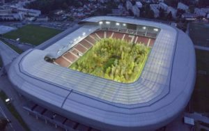 Fudbalski stadion u Austriji pretvoren u šumu