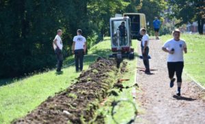 Počela izgradnja rasvjete uz trim stazu u Parku Mladen Stojanović