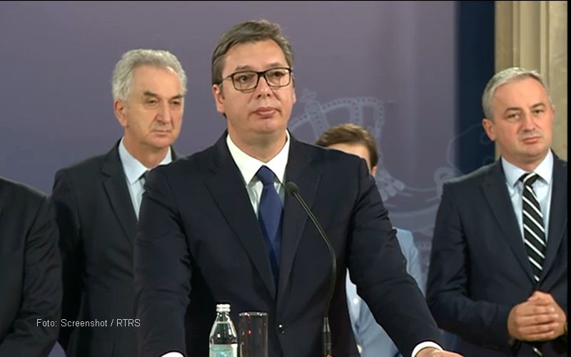 VIDEO – Vučić pozvao na smirivanje tenzija u BiH: Sukob bi značio kraj za sve nas