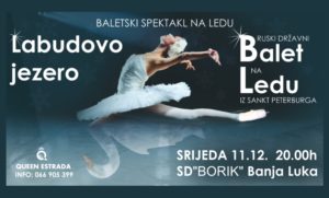 Baletska predstava na ledu “Labudovo jezero” 11. decembra u Banjaluci