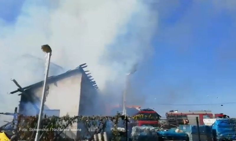 VIDEO – Požar u banjalučkom naselju Lazarevo