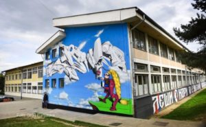 Mural krasi banjalučku školu Sveti Sava