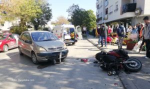 Saobraćajna nezgoda kod Ugostiteljske škole u Banjaluci