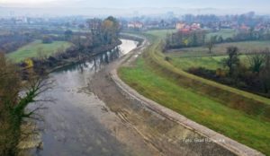 Saniran nasip na Vrbanji u naselju Česma