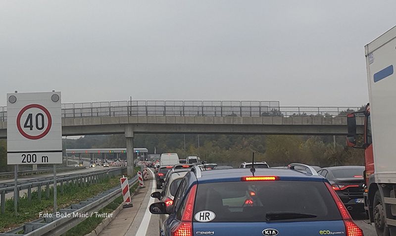 Gužve na auto-putu zbog zatvorenog sistema naplate putarine