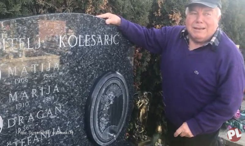 Ništa bez gemišta: Na grob ugradio vinsku bačvu i slavinu
