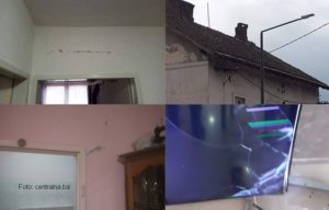 Zemljotres u BiH: Pucali zidovi, rušili se dimnjaci, epicentar na Vlašiću