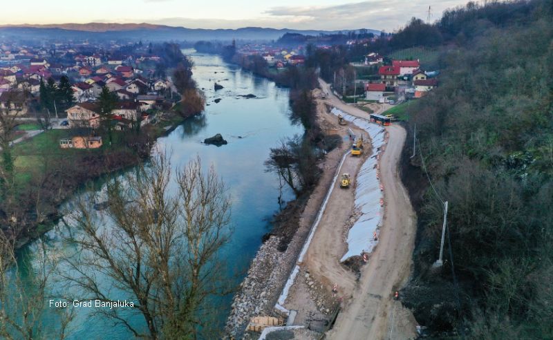 Intenzivirani radovi na sanaciji klizišta u Priječanima