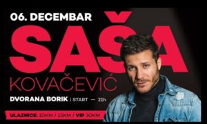 Koncert Saše Kovačevića 06. decembra u Banjaluci