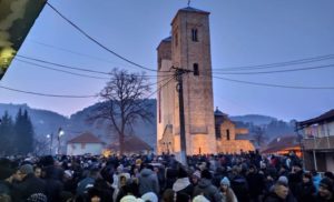 VIDEO – Velika litija u Bijelom Polju i na obroncima Durmitora, po ledu i snijegu