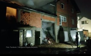 Izgorjela štala i krov kuće u banjalučkom naselju Šargovac
