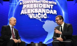 Vučić u Vašingtonu pred 20 000 ljudi: Pomenuo Jasenovac, dobio stojeće ovacije