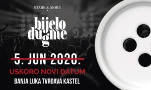 Zbog koronavirusa pomjeren koncert Bijelog dugmeta u Banjaluci