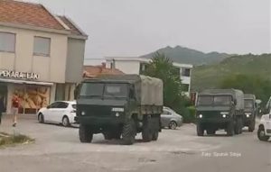 VIDEO – Vojna vozila i policijske patrole između Podgorice i Nikšića